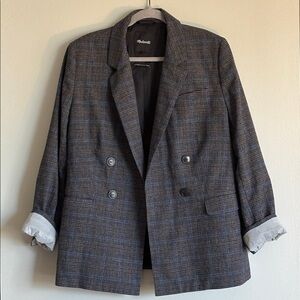Madewell Rosedale Blazer - Plaid